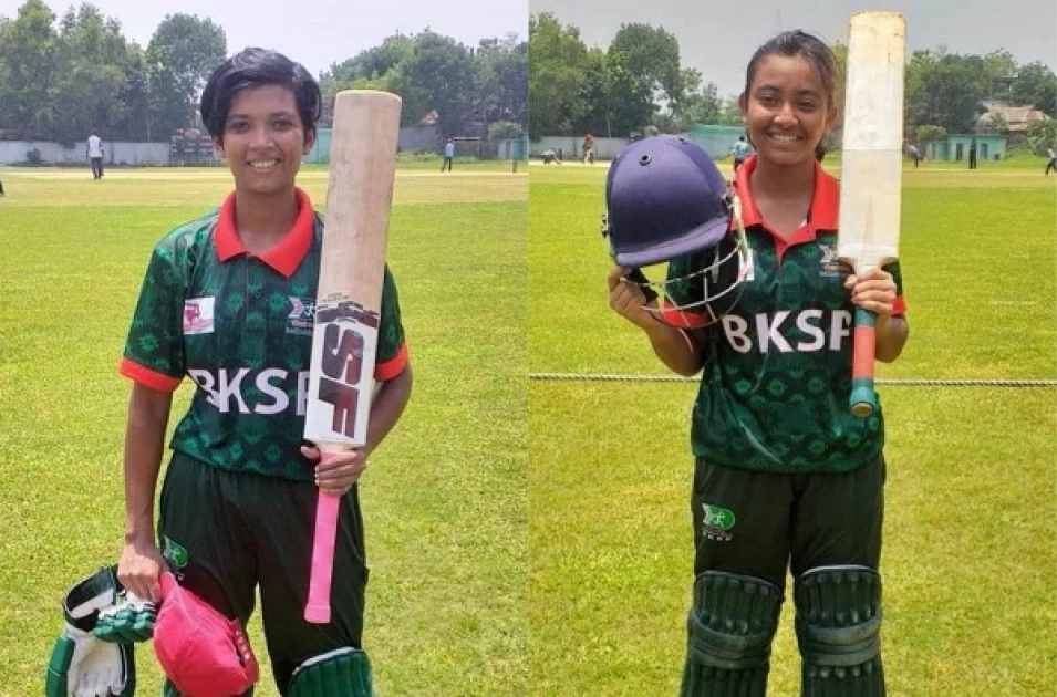 সুমাইয়া-ছোঁয়ার সেঞ্চুরিতে বিকেএসপির ২৬৪ রানের জয়