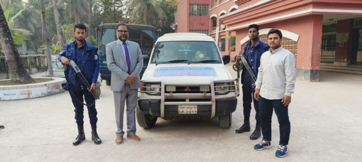 ভোলা-১ আসনে নির্বাচনী অনুসন্ধান কমিটির সদস্য যুগ্ম জেলা ও দায়রা জজ রুবায়েত ফেরদৌস মাঠ পরিদর্শন করেন