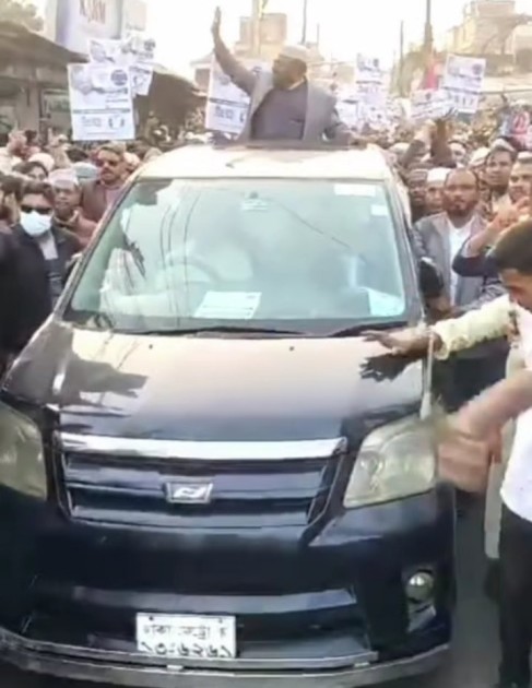ভোলায় জামায়াতের বিশাল নির্বাচনী মিছিল অনুষ্ঠিত